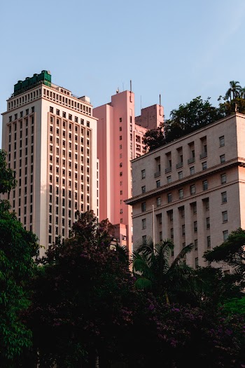 Architectural Photograph of Pink Building