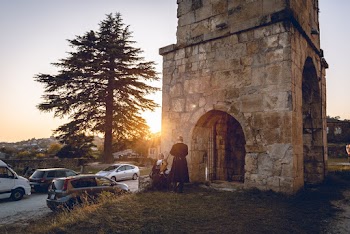 Architectural Photography of A Stone Wall Tower