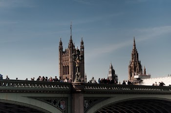 Architectural Photography of Brown Bridge