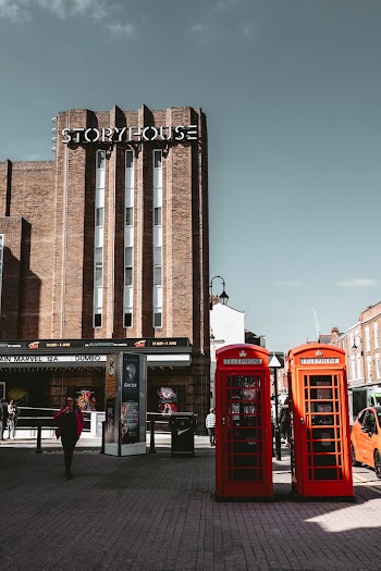 Architectural Photography of Brown Storyhouse Building
