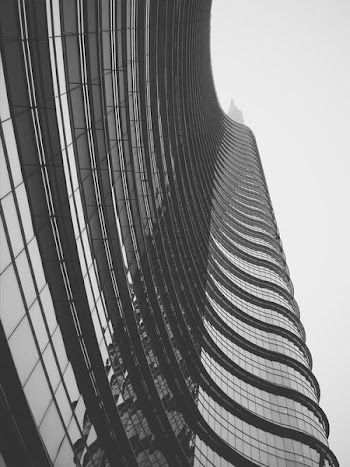 architectural photography of glass building