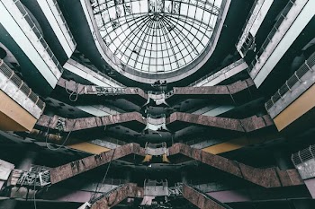 architectural photography of multi-story building