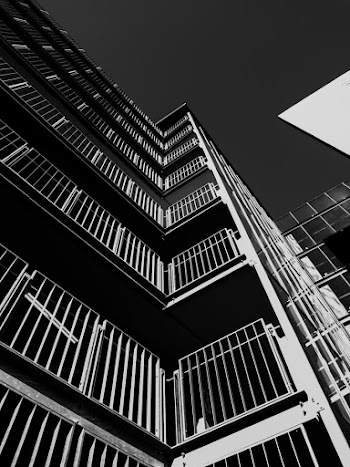 Architectural Photography of White and Black Building