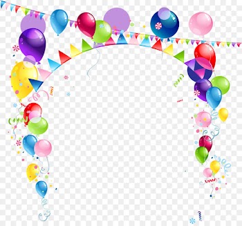 Architecture - Festival flag balloons floating element material 