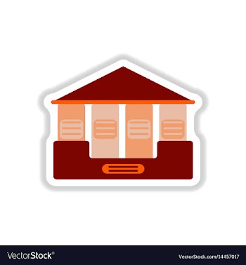 Architecture greek building doric temple vector image