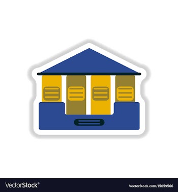 Architecture greek building doric temple vector image