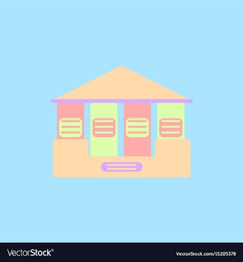 Architecture greek building doric temple vector image