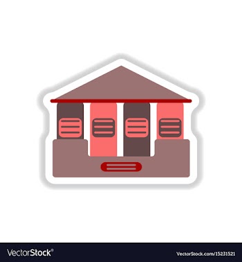Architecture greek building doric temple vector image