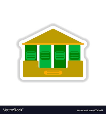 Architecture greek building doric temple vector image