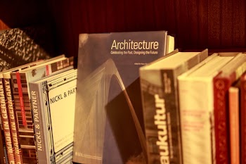 Architecture Hardback Book on Shelf