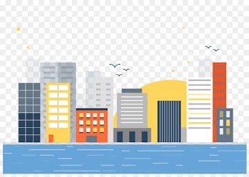 Architecture Landscape Illustration - Vector city building street 