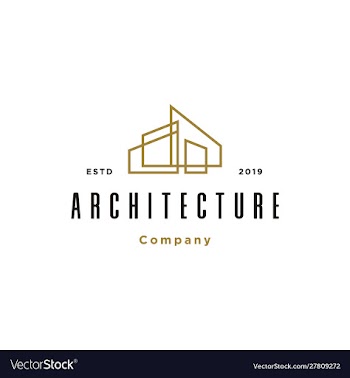 Architecture real estate building logo vector image