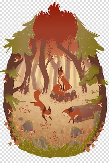 Arctic fox Art Drawing Watercolor painting Autumn, spring summer fall winter nature chilled fresh gre transparent background PNG clipart