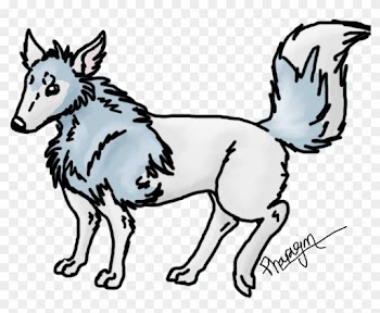 Arctic Wolf Grayscale Free To Use - Otter