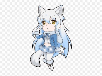 Arctic Wolfnexon Game Japari Library The Kemono Friends - Kemono Friends Japanese Wolf