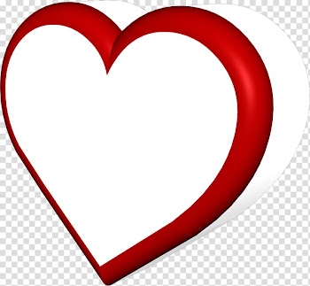 Ardcor Heart brushes, white and red heart transparent background PNG clipart