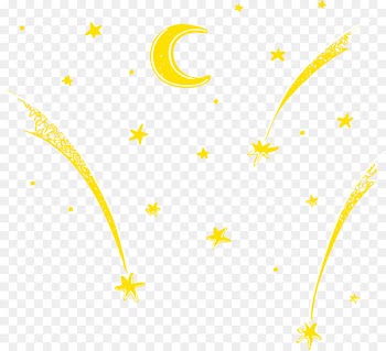 Area Angle Pattern - Vector moon star decoration 