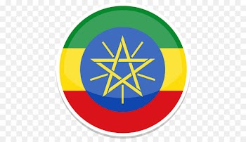 area symbol yellow flag circle - Ethiopia 
