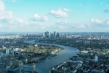 Areal Photo of City Near River