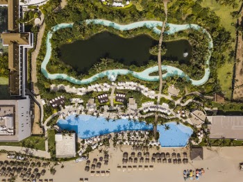 Areal Photography Of Swimming Pool Surrounded By Trees