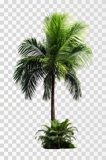 areca tree, png transparent background