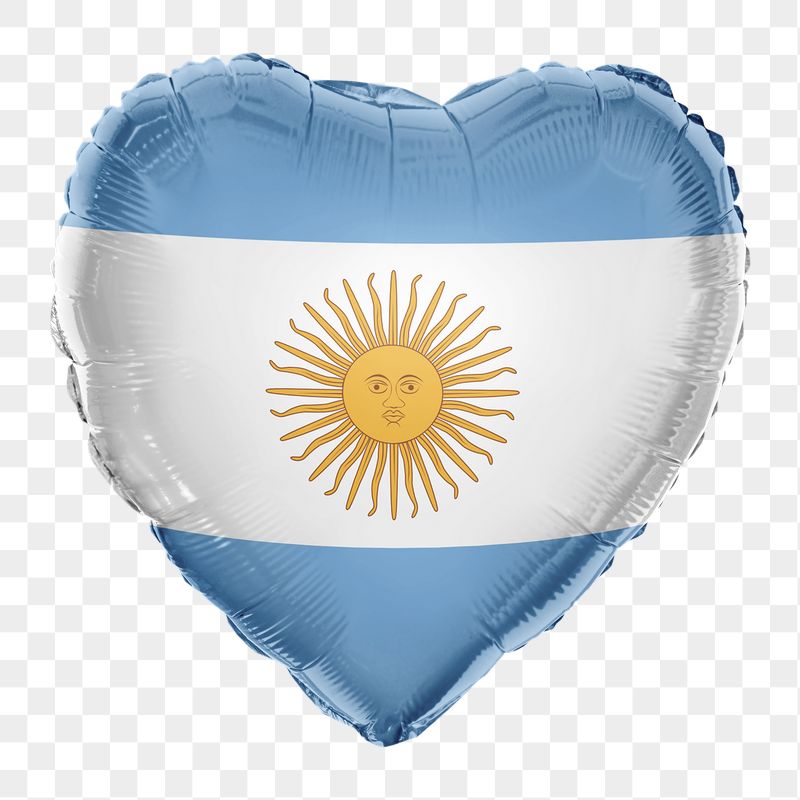 Argentina flag png balloon on transparent | Free PNG - rawpixel