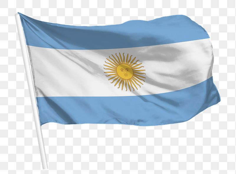 Argentina flag png waving, national | Free PNG - rawpixel
