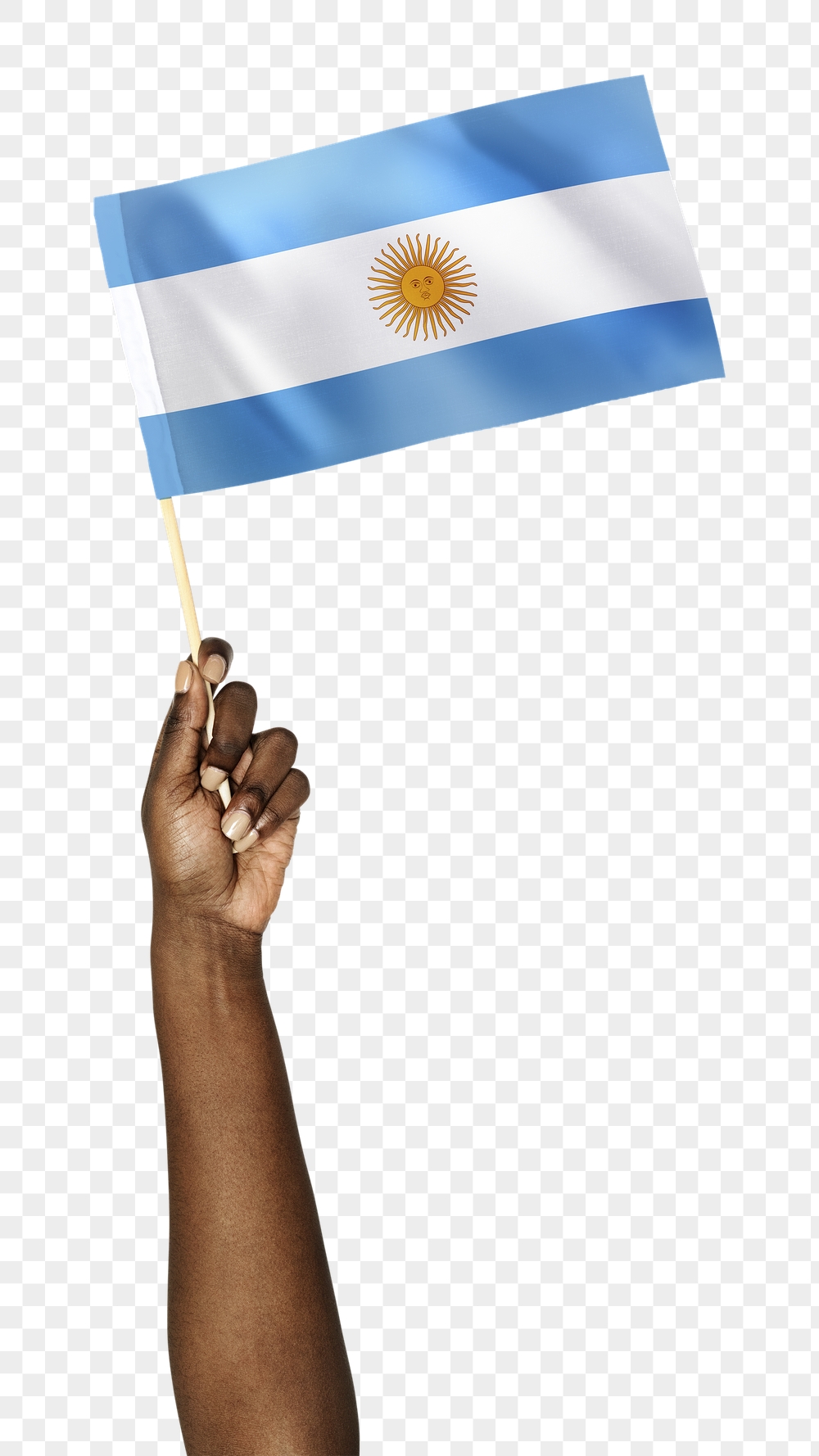 Argentina's flag png in black | Free PNG - rawpixel