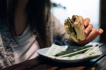 Argentinian beef steak sandwich 