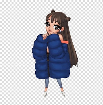 Ariana Grande Arimojis, female anime character transparent background PNG clipart
