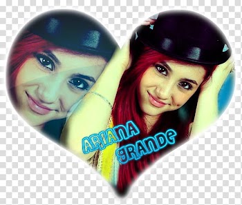 Ariana Grande heart transparent background PNG clipart