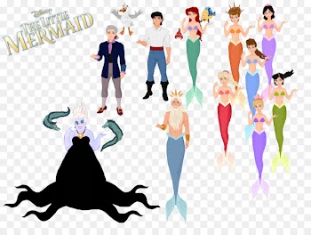 Ariel Aquata Human King Triton Prince Eric - little mermaid jr 