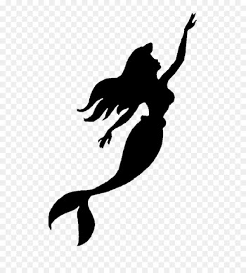 Ariel Belle Cinderella Silhouette Clip art - Mermaid 