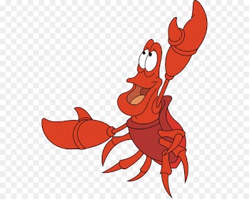 Ariel Crab Sebastian Animated film - crab 