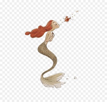 Ariel Drawing Art Illustration - Mermaid 