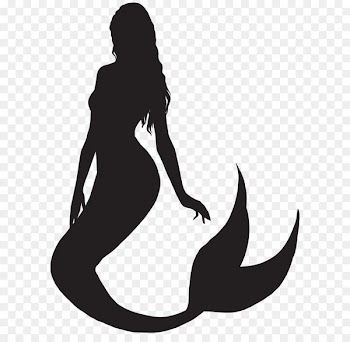 Ariel Mermaid Silhouette Clip art - Mermaid Silhouette PNG Clip Art 