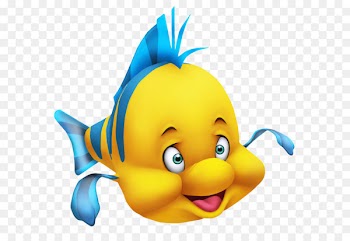 Ariel Mickey Mouse Palace Theater in the Dells - Little Mermaid FlounderPNG Clipart Picture 