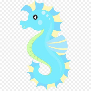 Ariel The Little Mermaid Sea Fish - Cute Seahorse PNG Transparent Image 