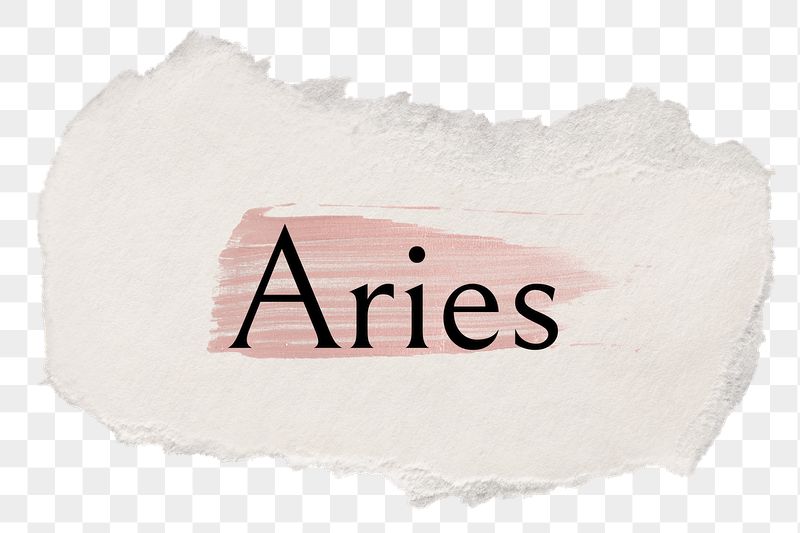 Aries png ripped paper word | Free PNG - rawpixel