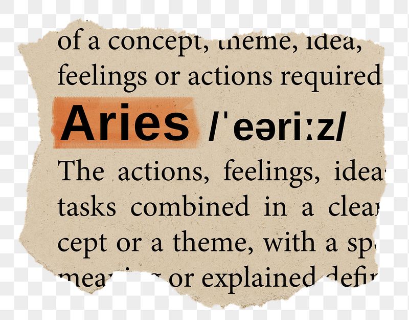 Aries png word sticker, torn | Free PNG - rawpixel