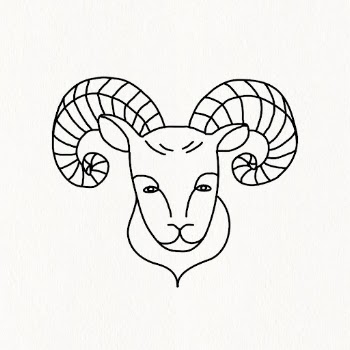 Aries zodiac animal illustration vector | Free Vector Illustration - rawpixel