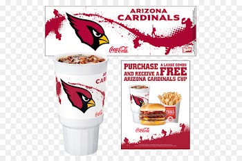 Arizona Cardinals Frozen dessert Product Font - banquet banner 