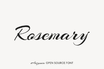 Arizonia open source font by TypeSETit | Free Font Add-on - rawpixel