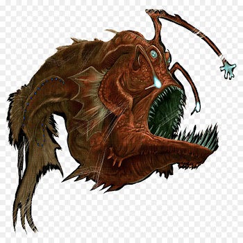 ARK: Survival Evolved Kairuku Liopleurodon Dinosaur Black seadevil - Angler Fish 