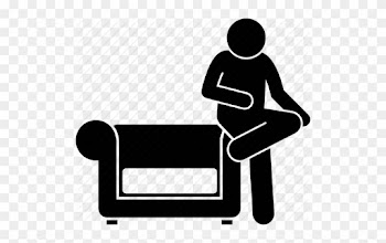 Arm Rest, Couch, Man, People, Sitting, Sofa Icon Icon - Couch
