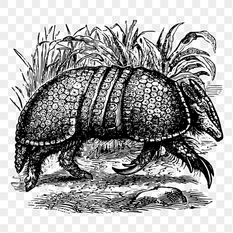 Armadillo png sticker illustration, transparent | Free PNG - rawpixel