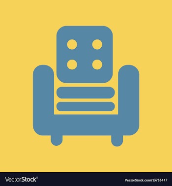Armchair vector image
