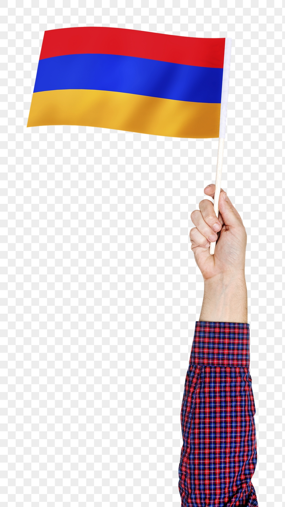 Armenia's flag png in hand | Free PNG - rawpixel