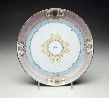 armorial porcelain deep dish painted | Free Photo - rawpixel