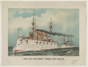 Armoured steel cruiser New York, | Free Photo - rawpixel
